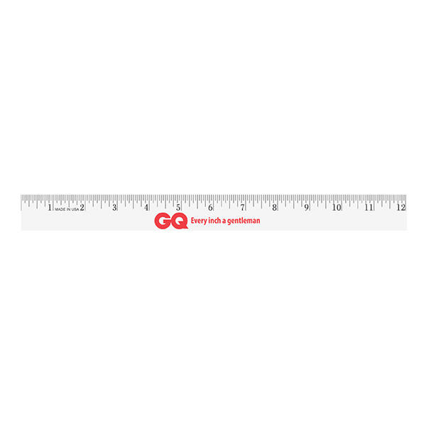 12" Enamel Wood Ruler - English Scale 4