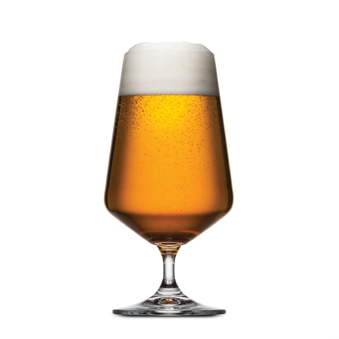 Breckland Beer Glass - Deep Etch 5