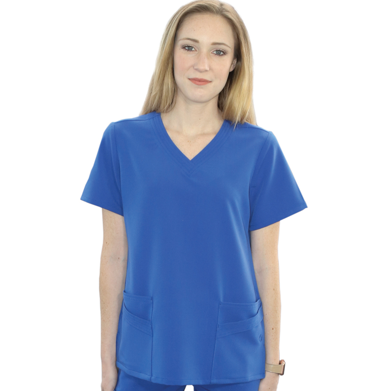Spectrum's Womens WYND Multi-Pocket Scrub Top 7