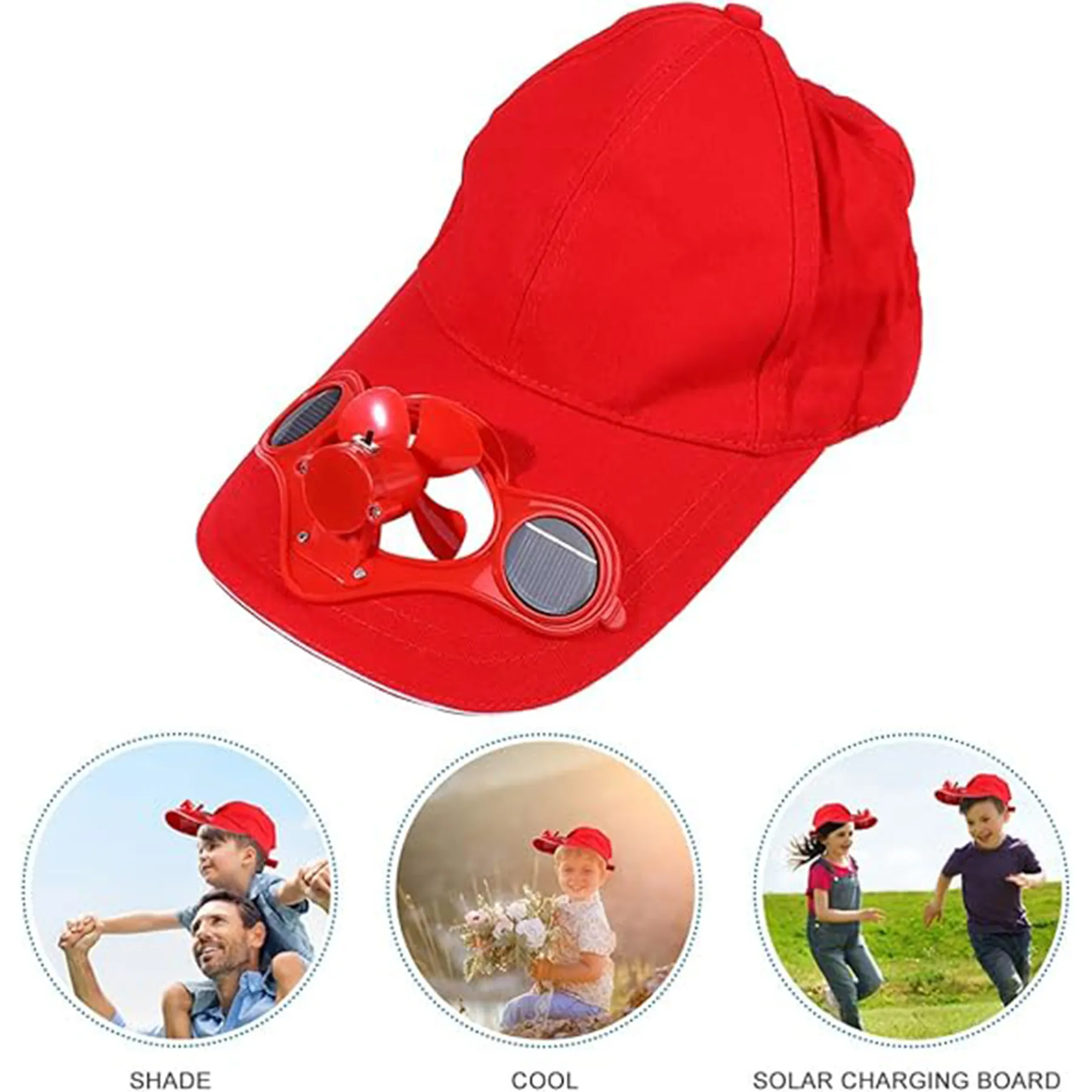Solar Powered Fan Baseball Hat 3