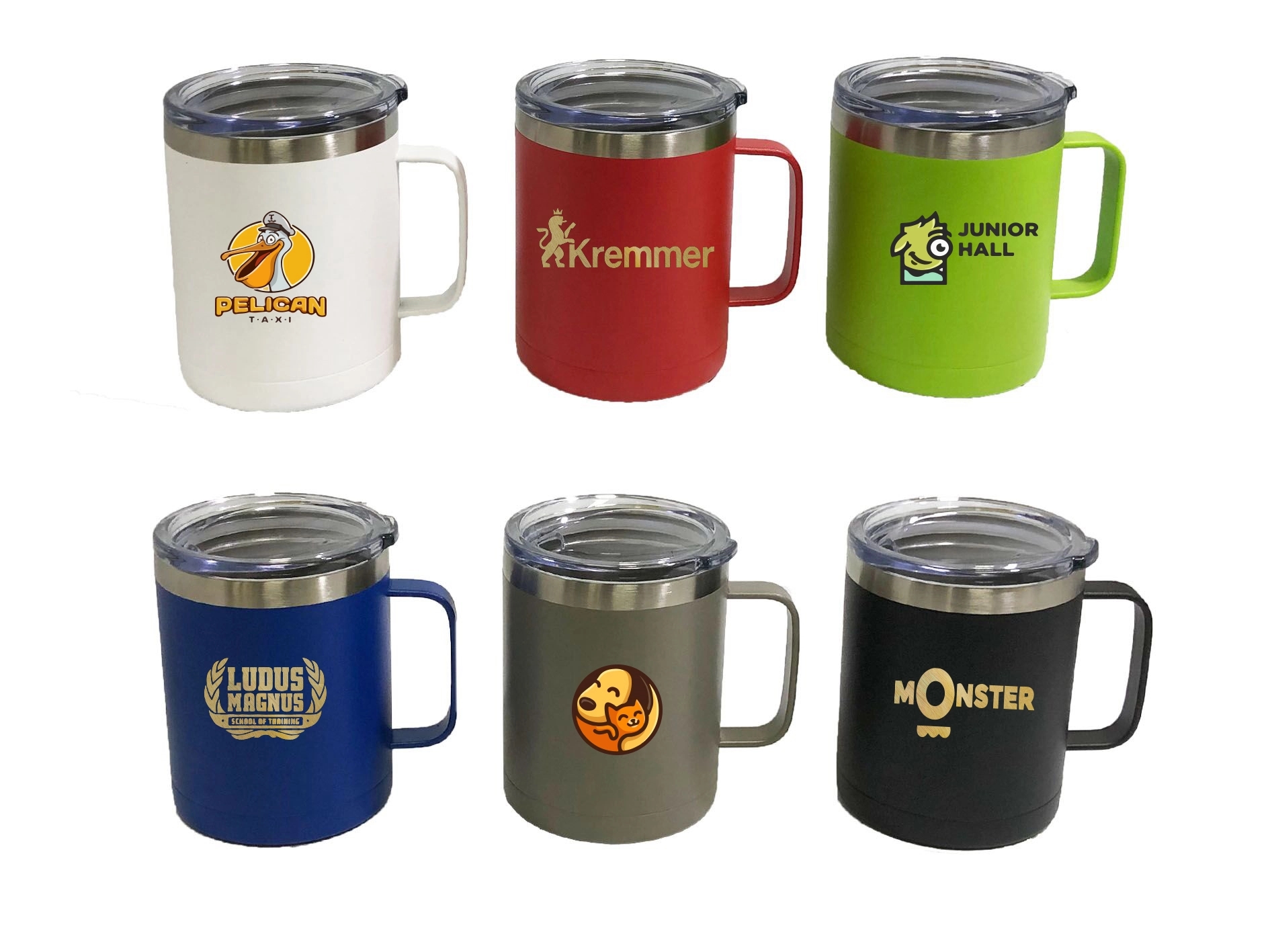 14oz. SS Vacuum Camping Mug W/Handle 3