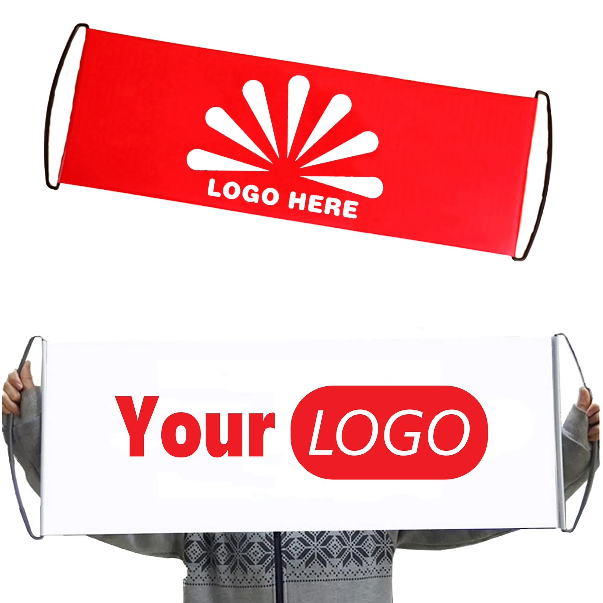 Retractable Self-retracted Scroll Banner With Handles 3