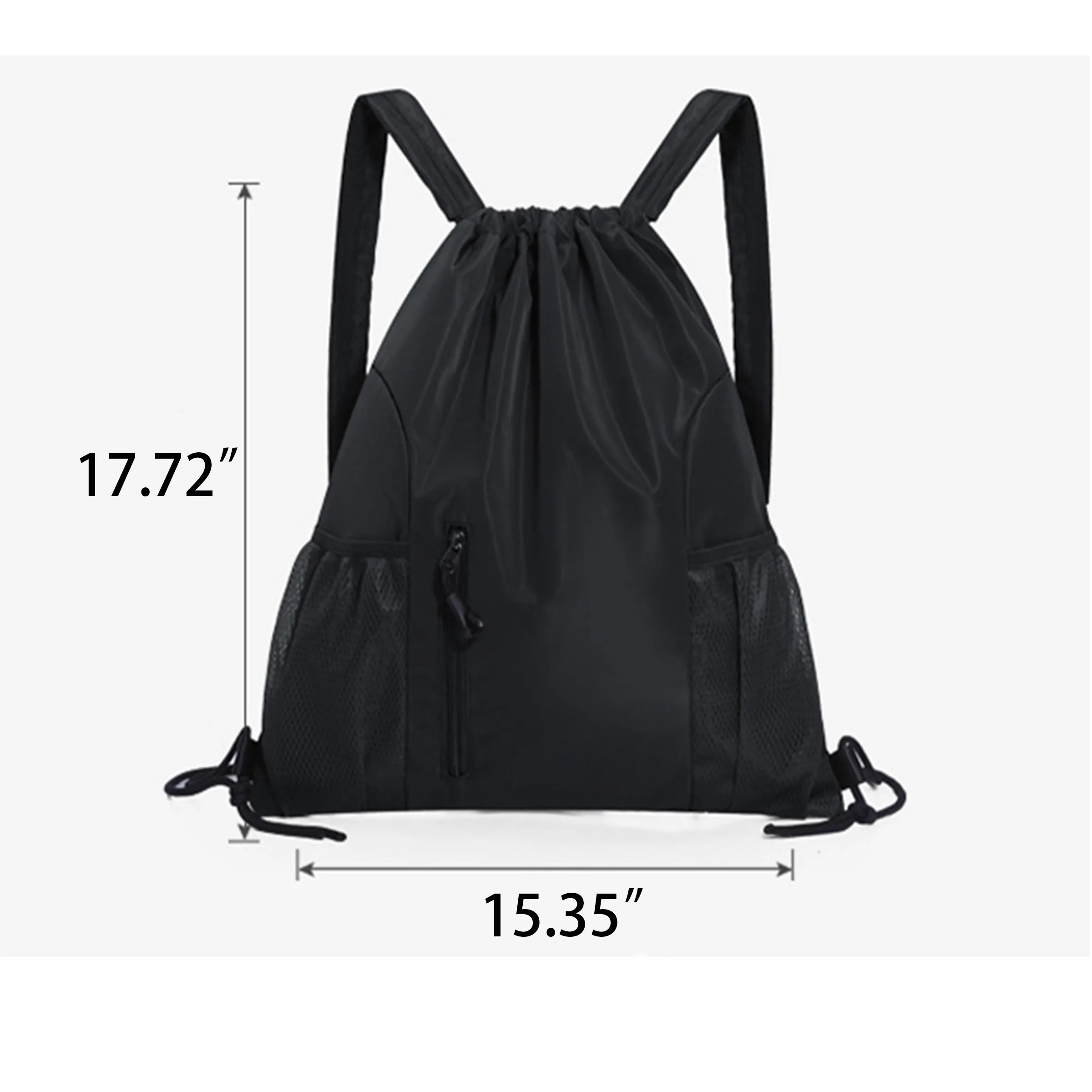 Lightweight Nylon Drawstring Backpack 2