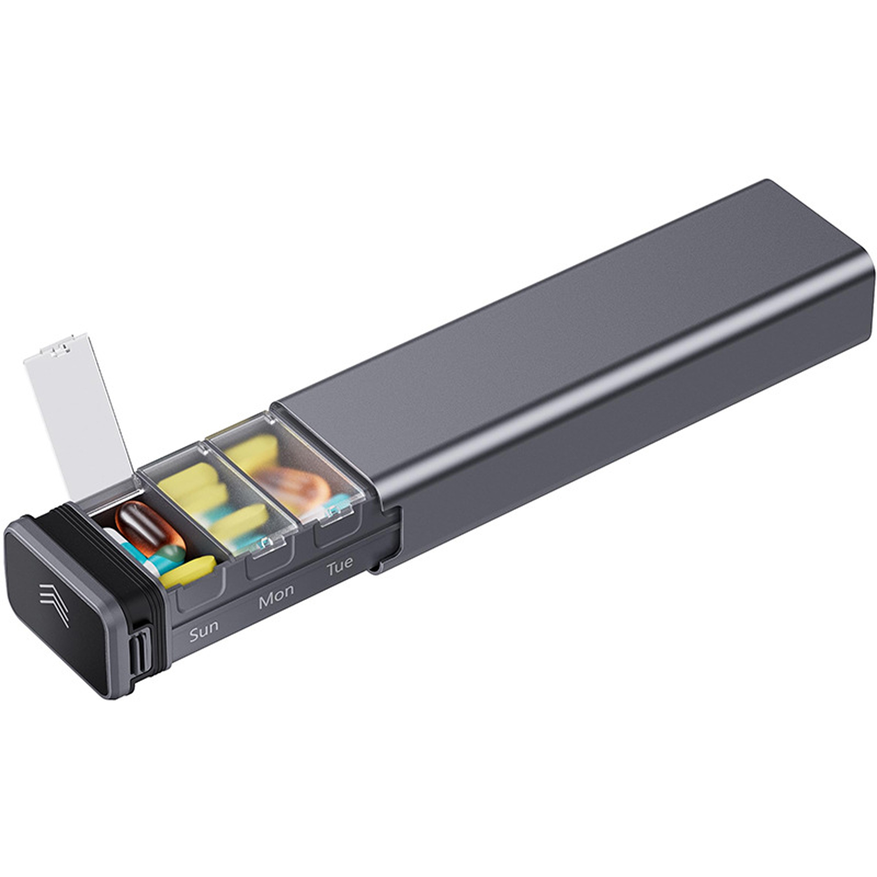 Weekly Metal Pill Organizer for Travel