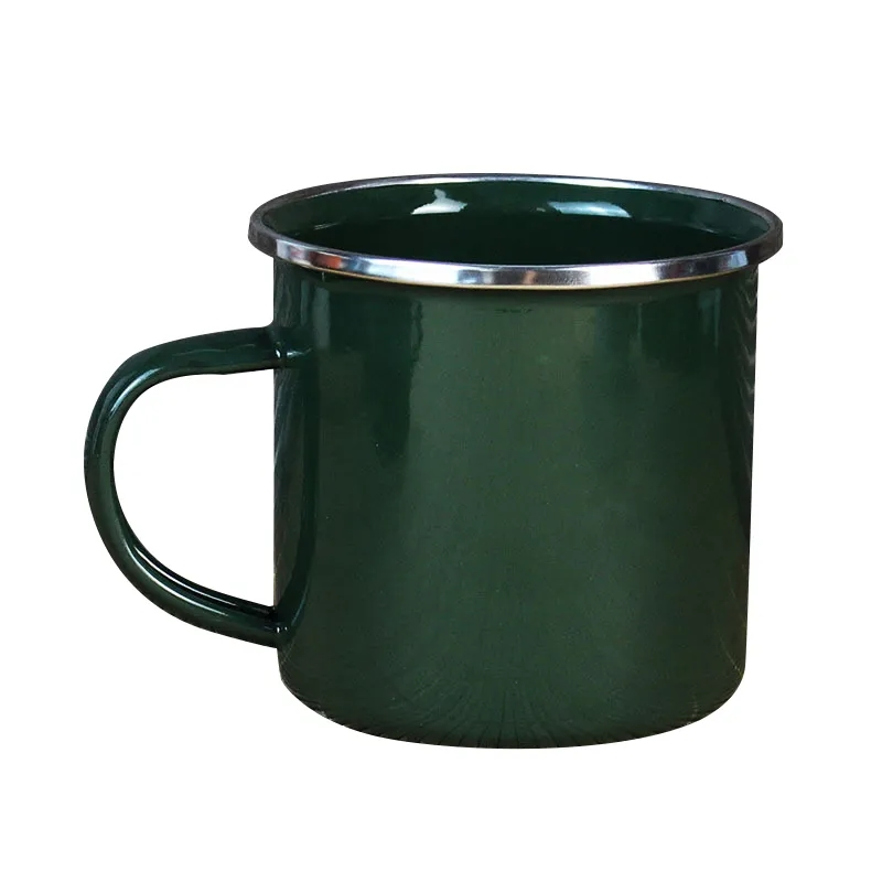 Silver Rim Enamel Mug 5