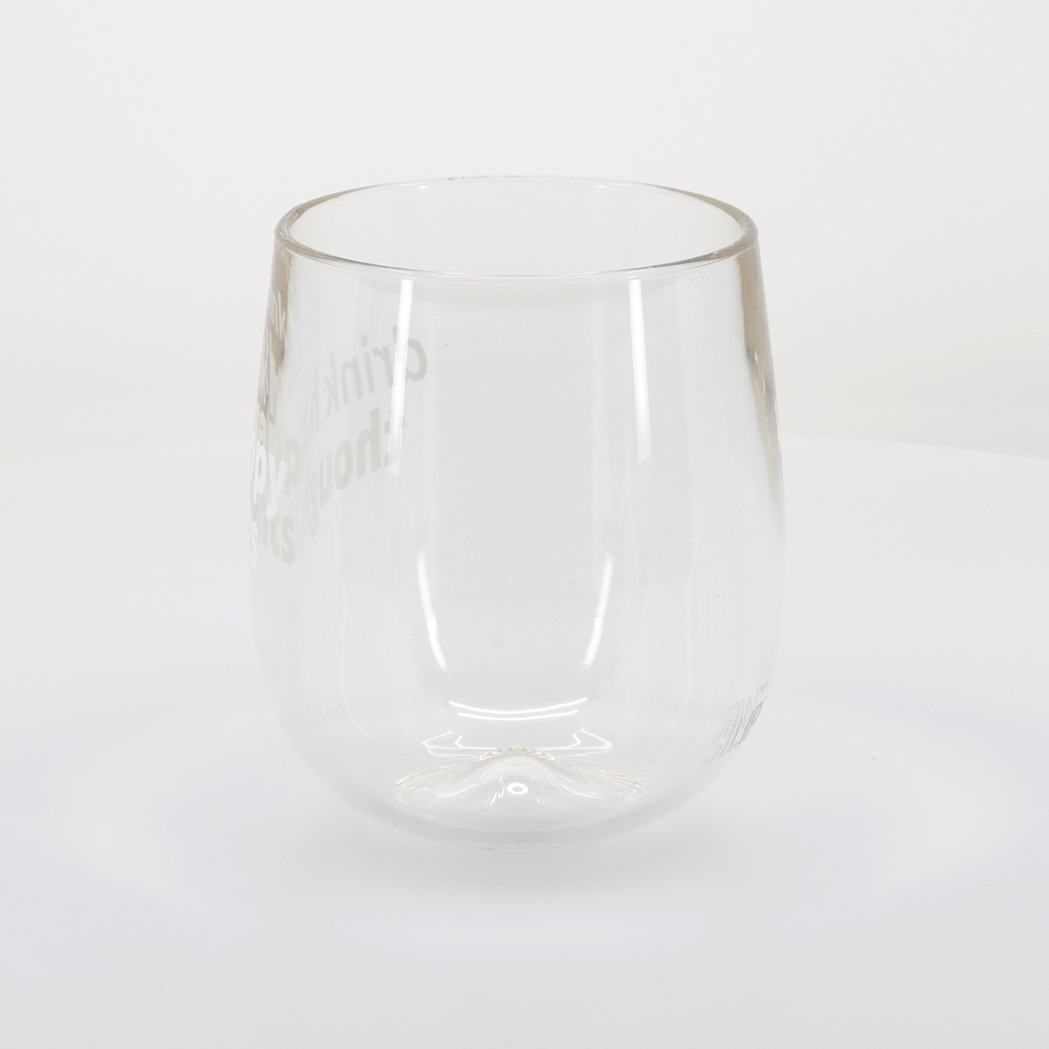 Silipint® Clear Stemless Wine Glass - 12 oz. 73