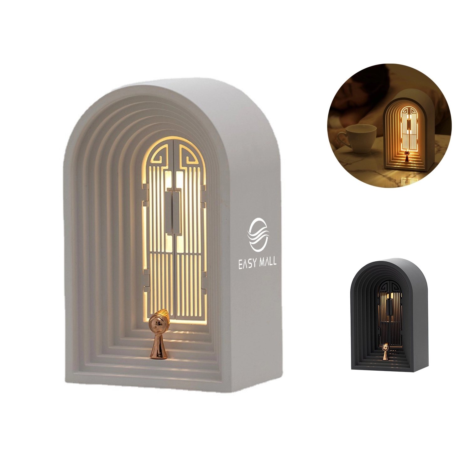 Nordic Table Lamp With Wireless Speaker 1