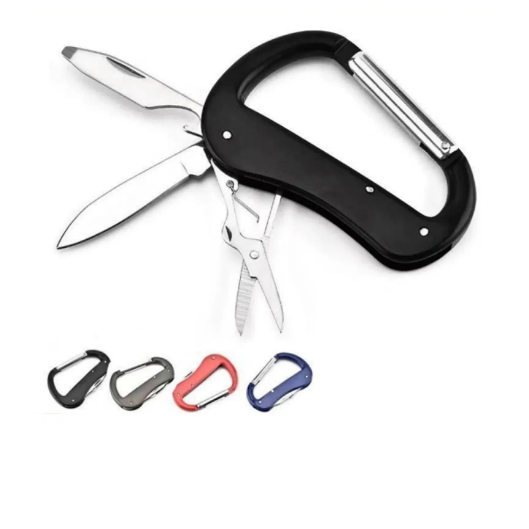 Metal D-type Multifunctional Climbing Carabiner 7