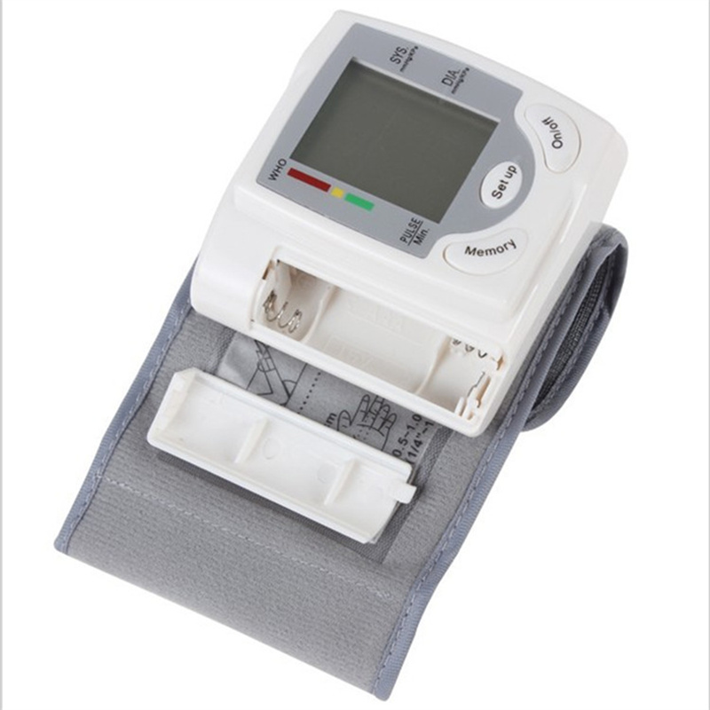 It is made of ABS. Wrist type electronic blood pressure inst 2