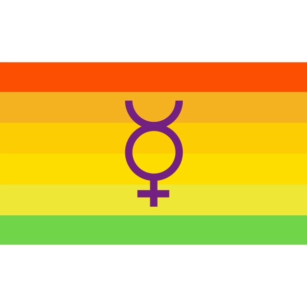 Hermaphrodite Motorcycle Flag 1