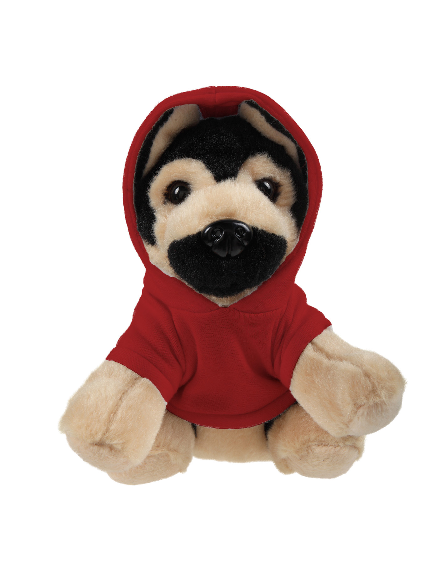 Soft Plush Sitting German Shepard wearing a Hoodie 15