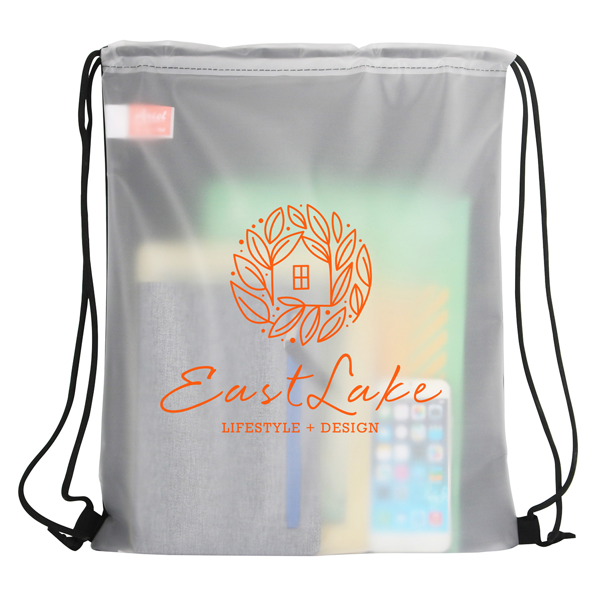 Pearl Soft-Touch Drawstring Bag 11