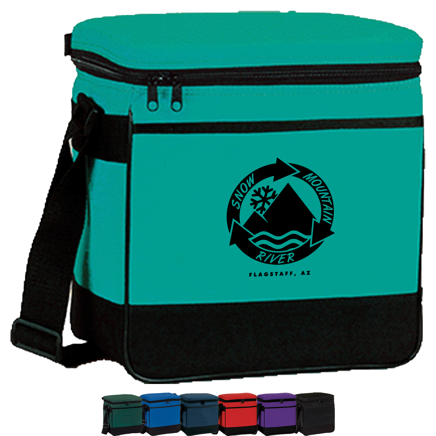 Premium Insulated 12 Pack Lunch Cooler Bag w/ Heat Sealed Reinforced Bottom (10" x 11" x 7") 3