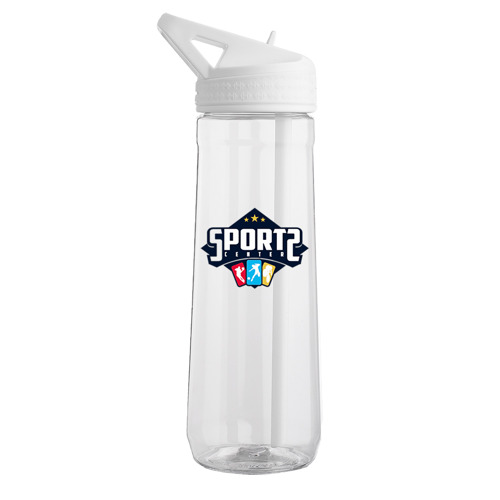 Gym Plastic Water Bottle - Sip Straw, 30 oz. 6