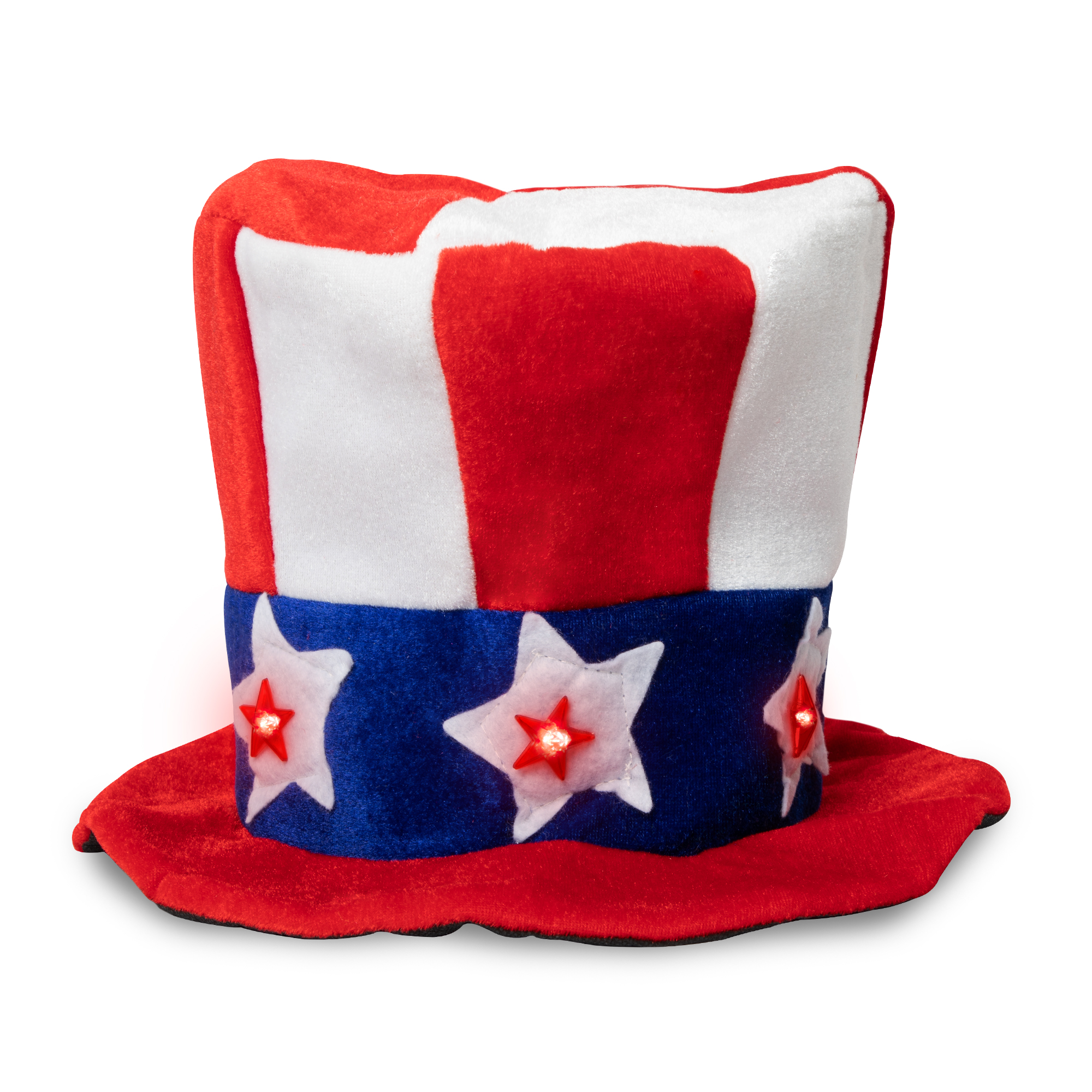 Flashing LED Uncle Sam Hat(Blank) 2