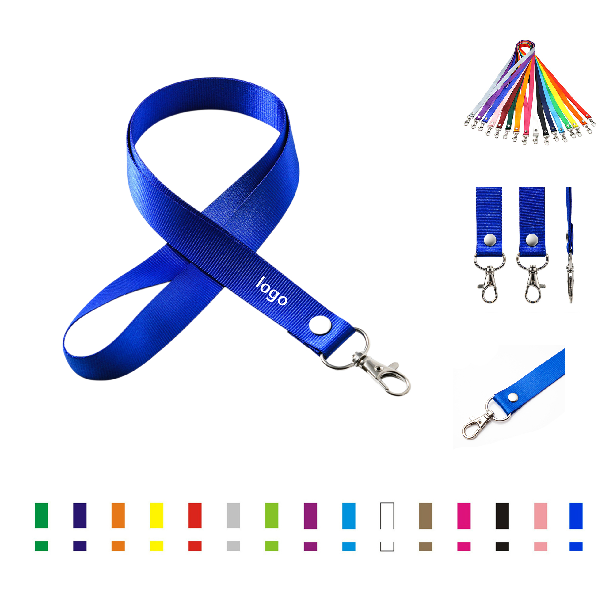 Polyester Work Permit Lanyard MOQ100 1