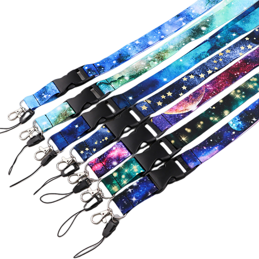 Colorful Starry Sky Phone Lanyard 1