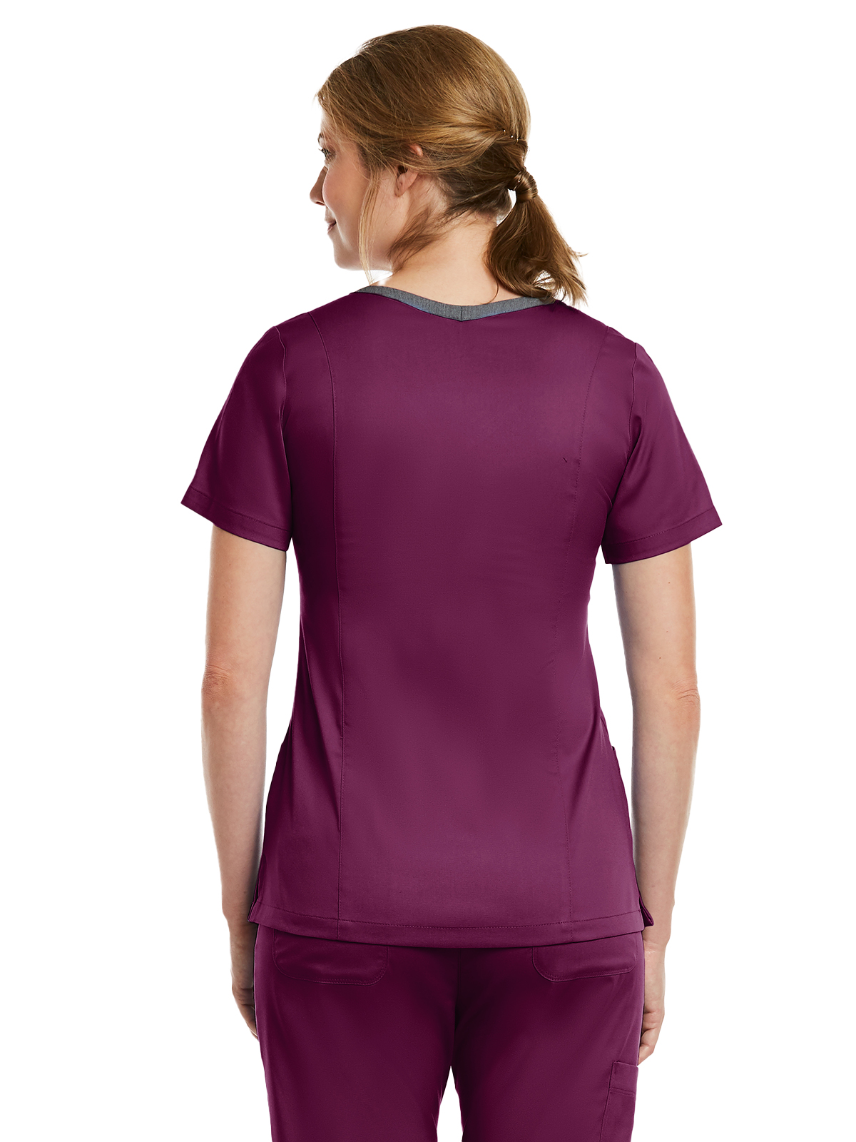 Maevn - Matrix - Women's Three-Pocket Heather Neck Band Top 20