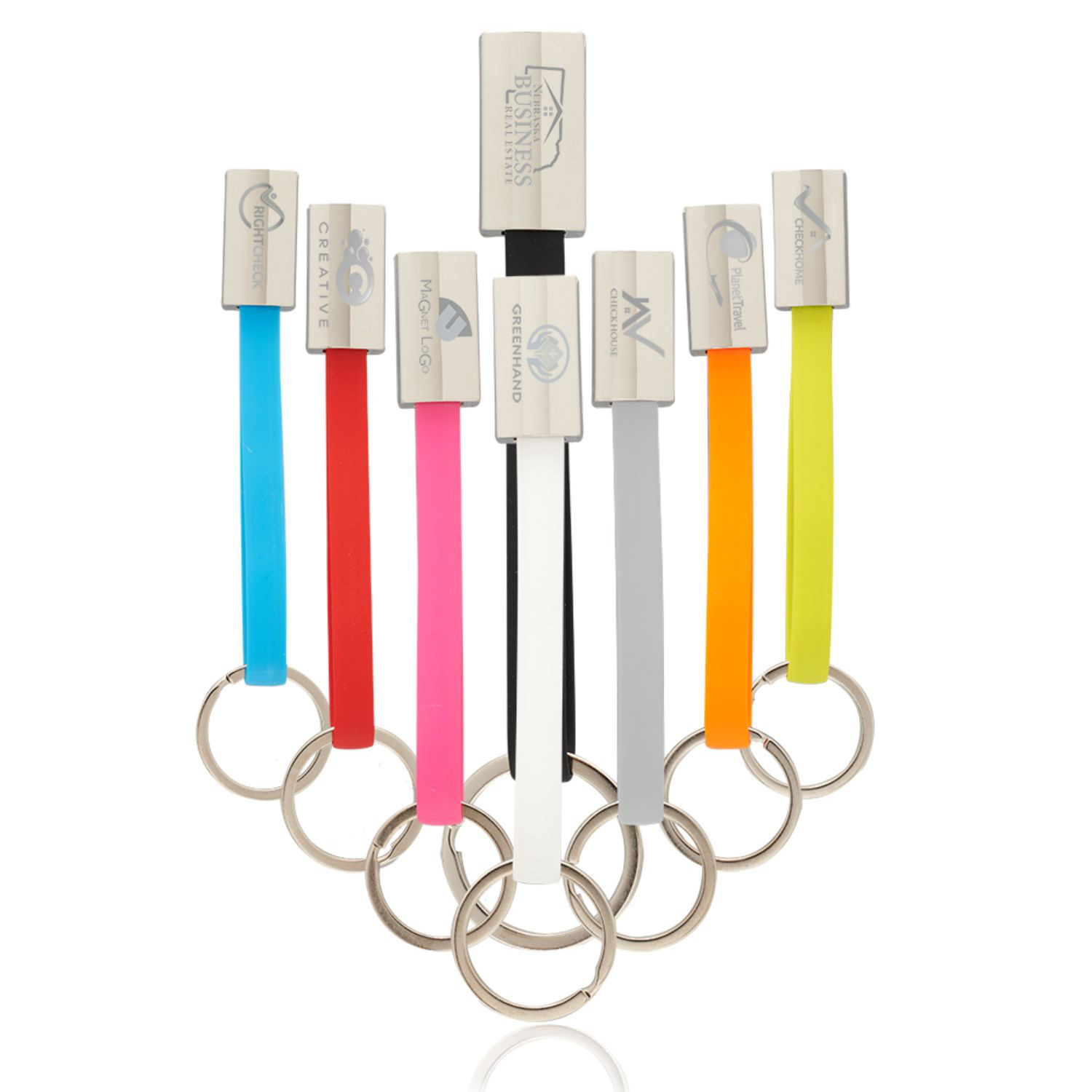 Keychain Dual USB Charging Cable 2