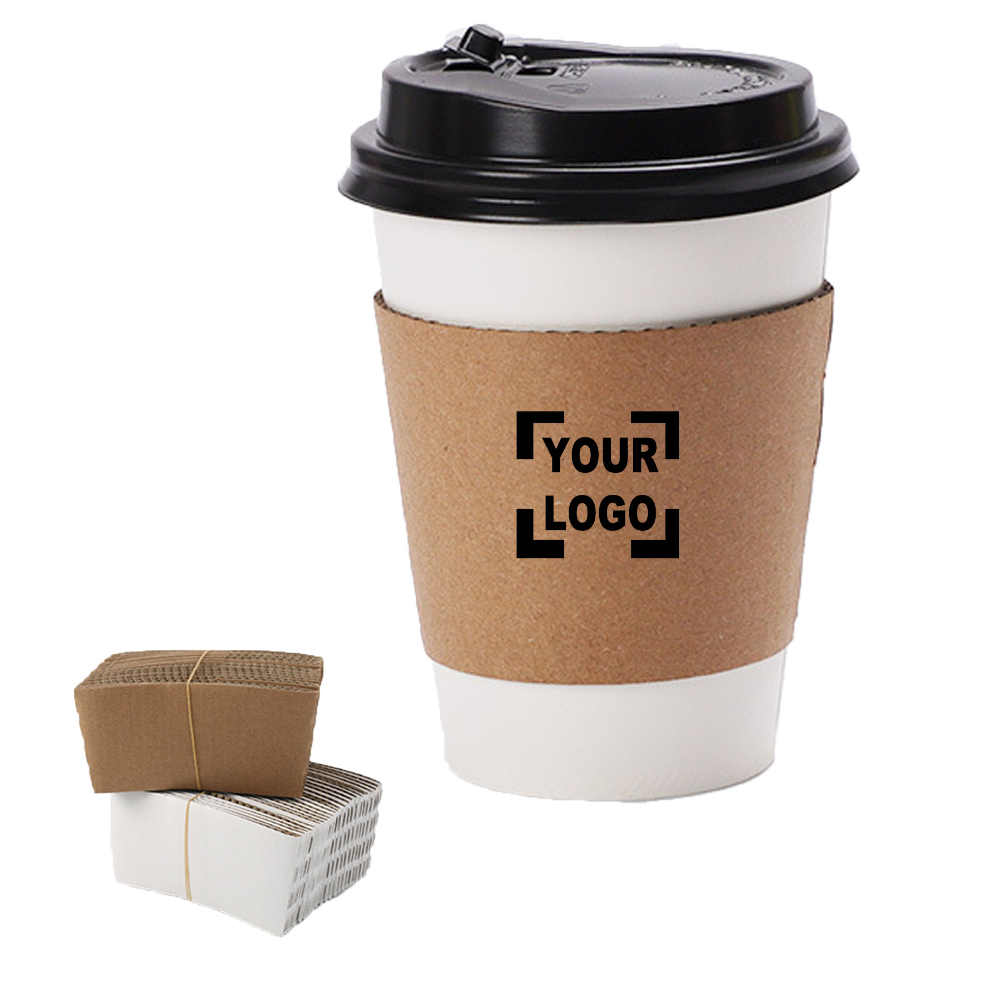 Disposable Coffee Cup Anti Scald Sleeve 3