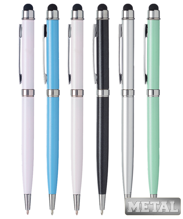 Union Printed - Slim Executive Metal Pen with Stylus 2