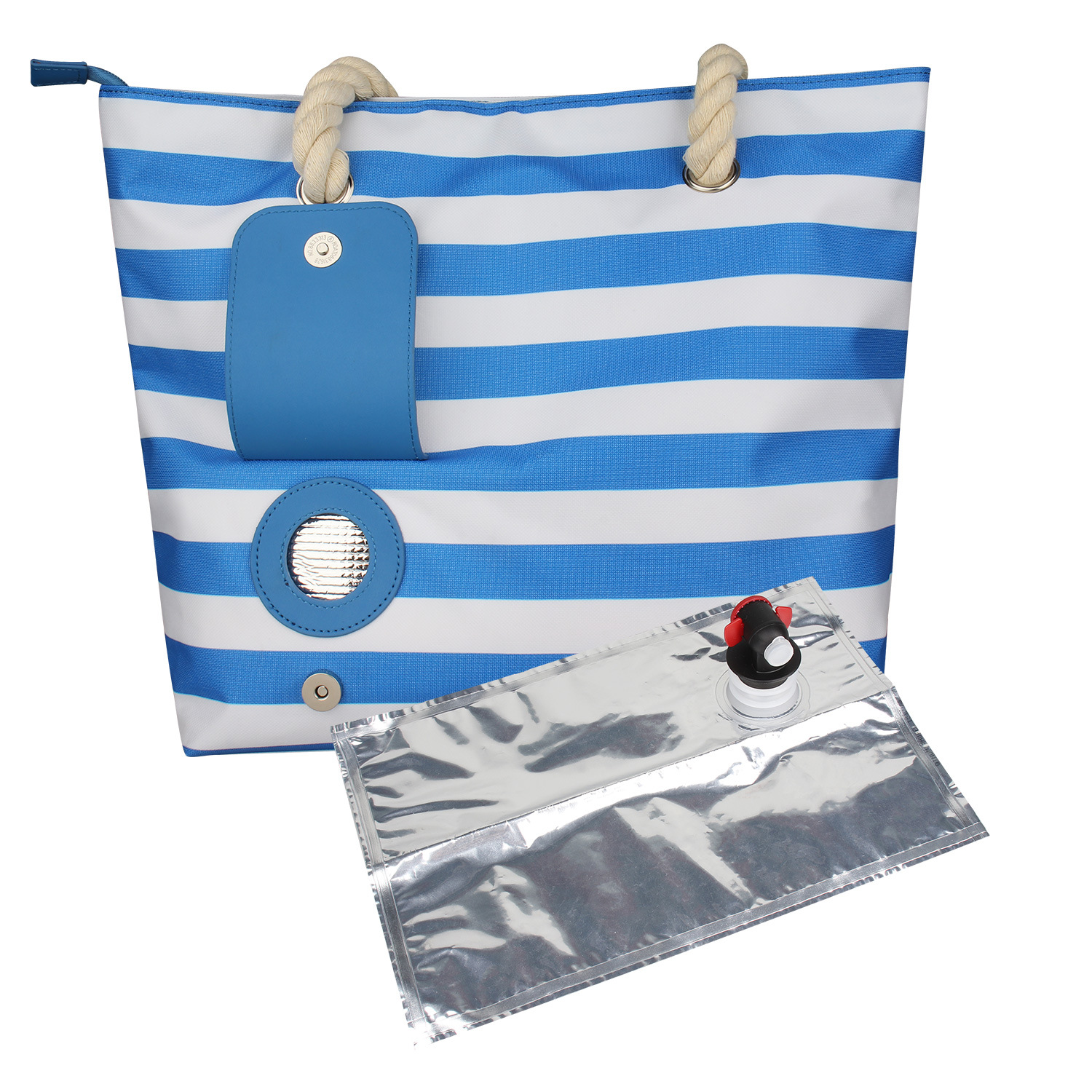 Beach Wine Leakproof Cooler Tote Bag 5