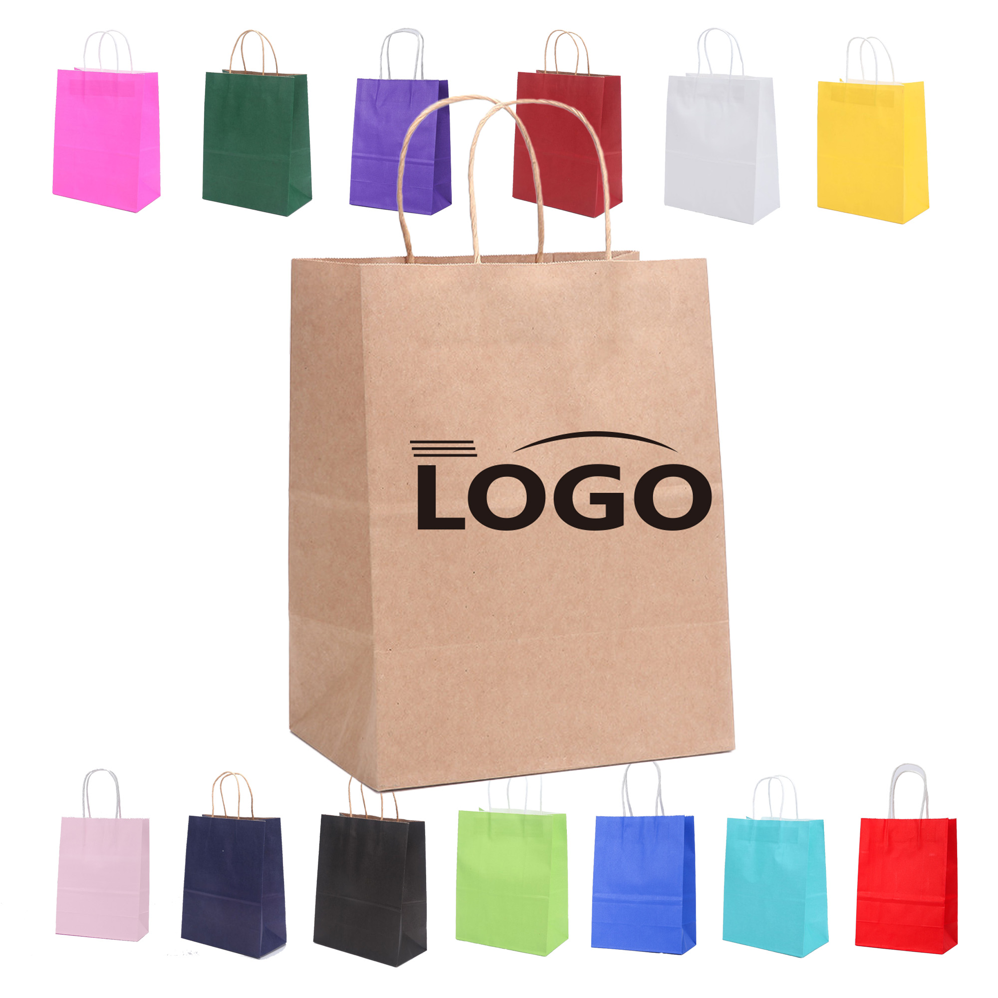 Eco-Friendly Stylish Kraft Paper Bags Durable Blosas Pinata 4