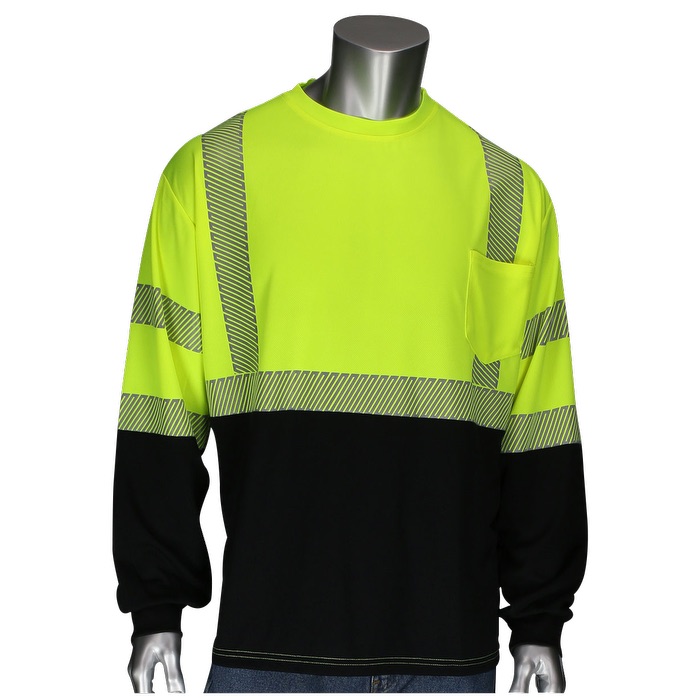 Class 3 Long Sleeve Black Bottom Front T-Shirt 9