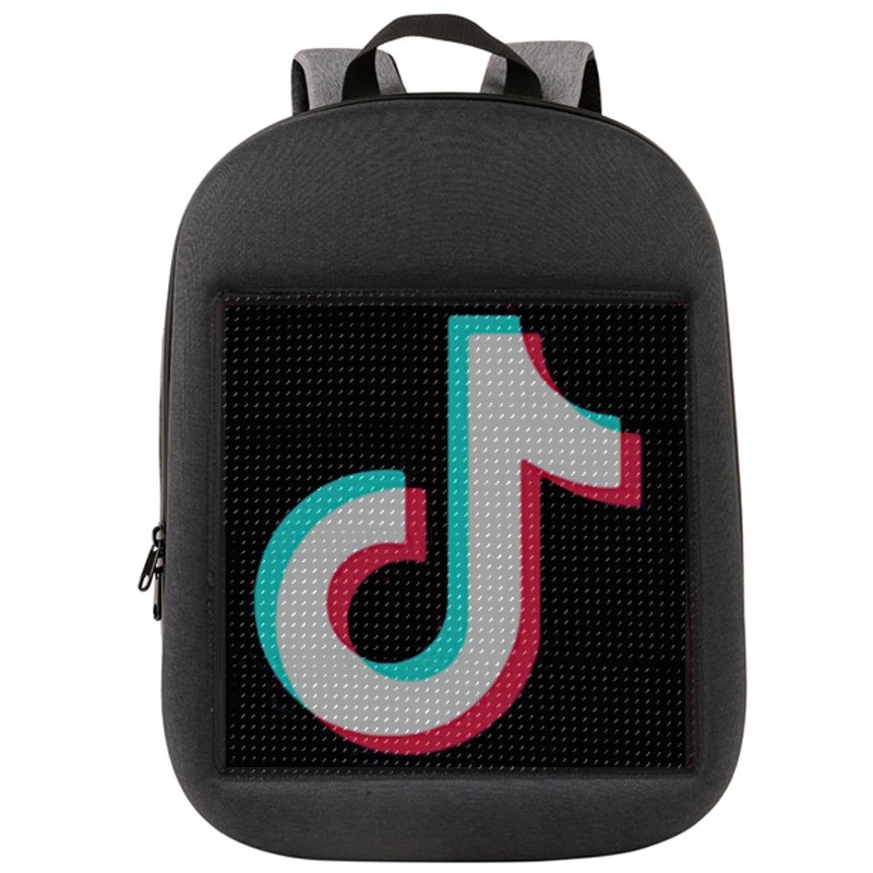 Backpack with LED advertising screen 3