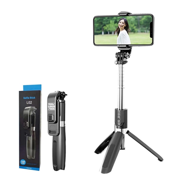 40 Inch Selfie Stick Tripod with Detachable Wireless Remote