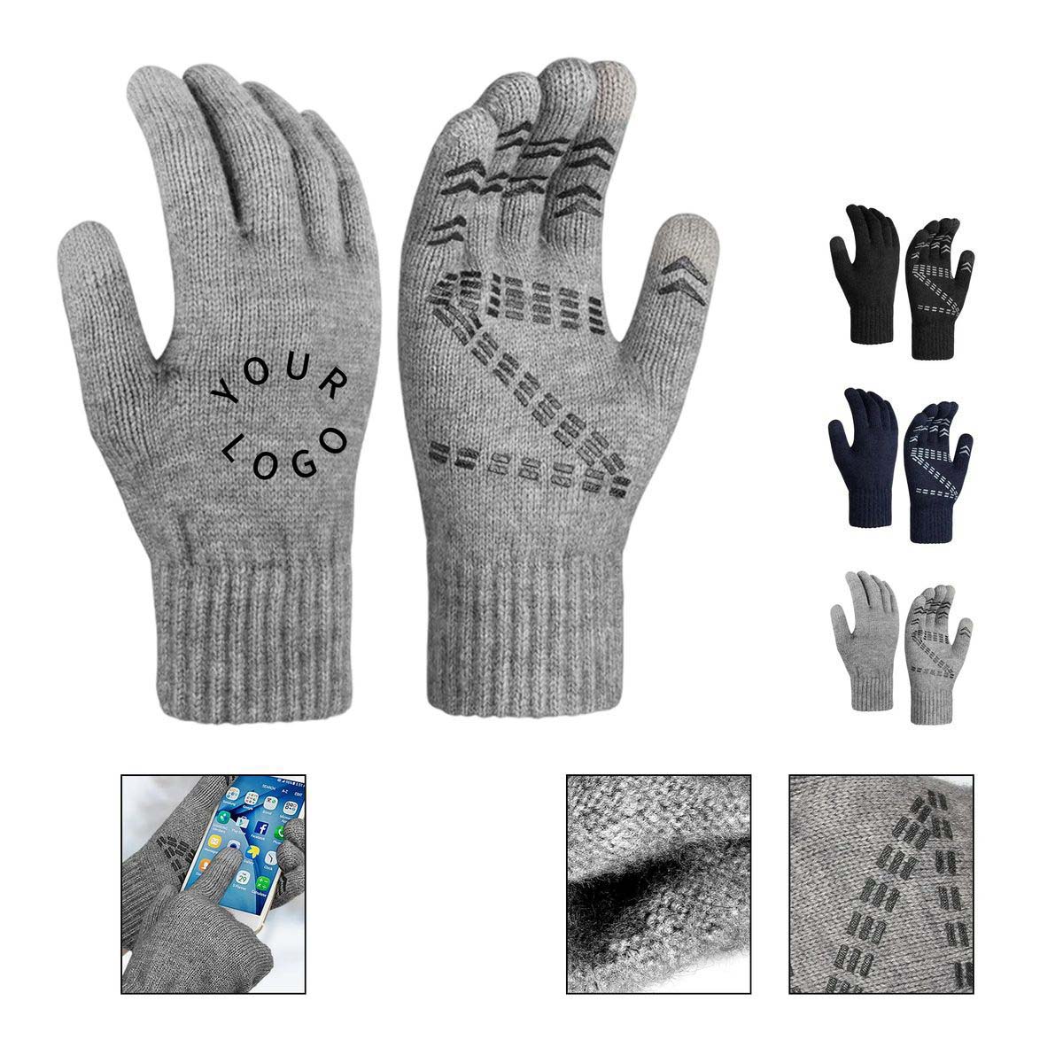 Warm Tech-Compatible Gloves with Cozy Interior 3