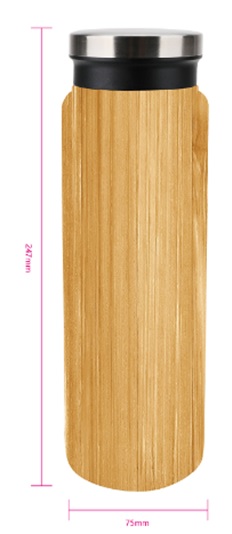 Trend setter natural 600 ml / 20 oz stainless steel bottle 2