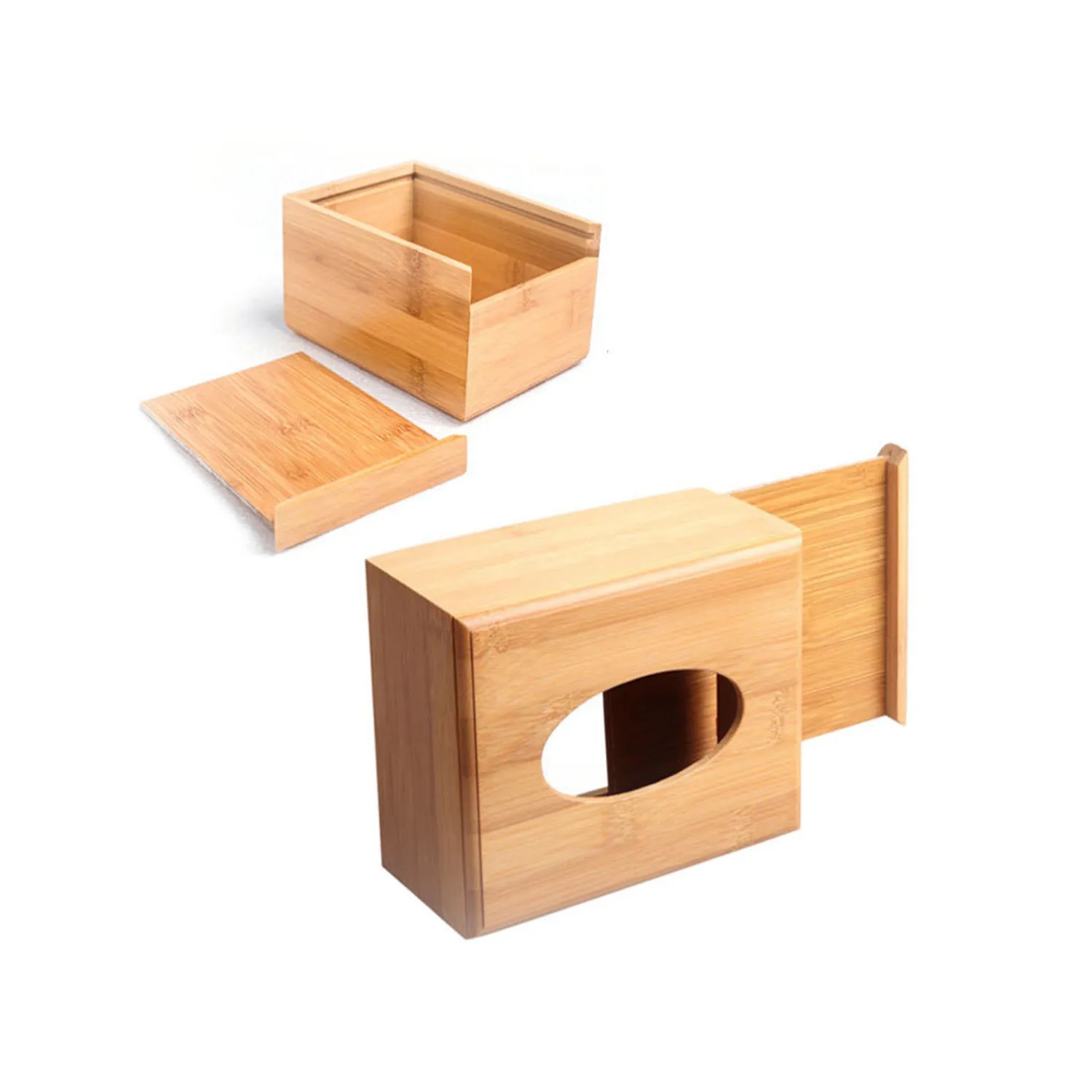 Wooden Tissue Box 1