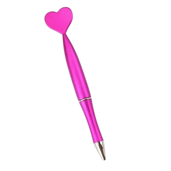 Heart-Shaped Plastic Ballpoint Pen 12