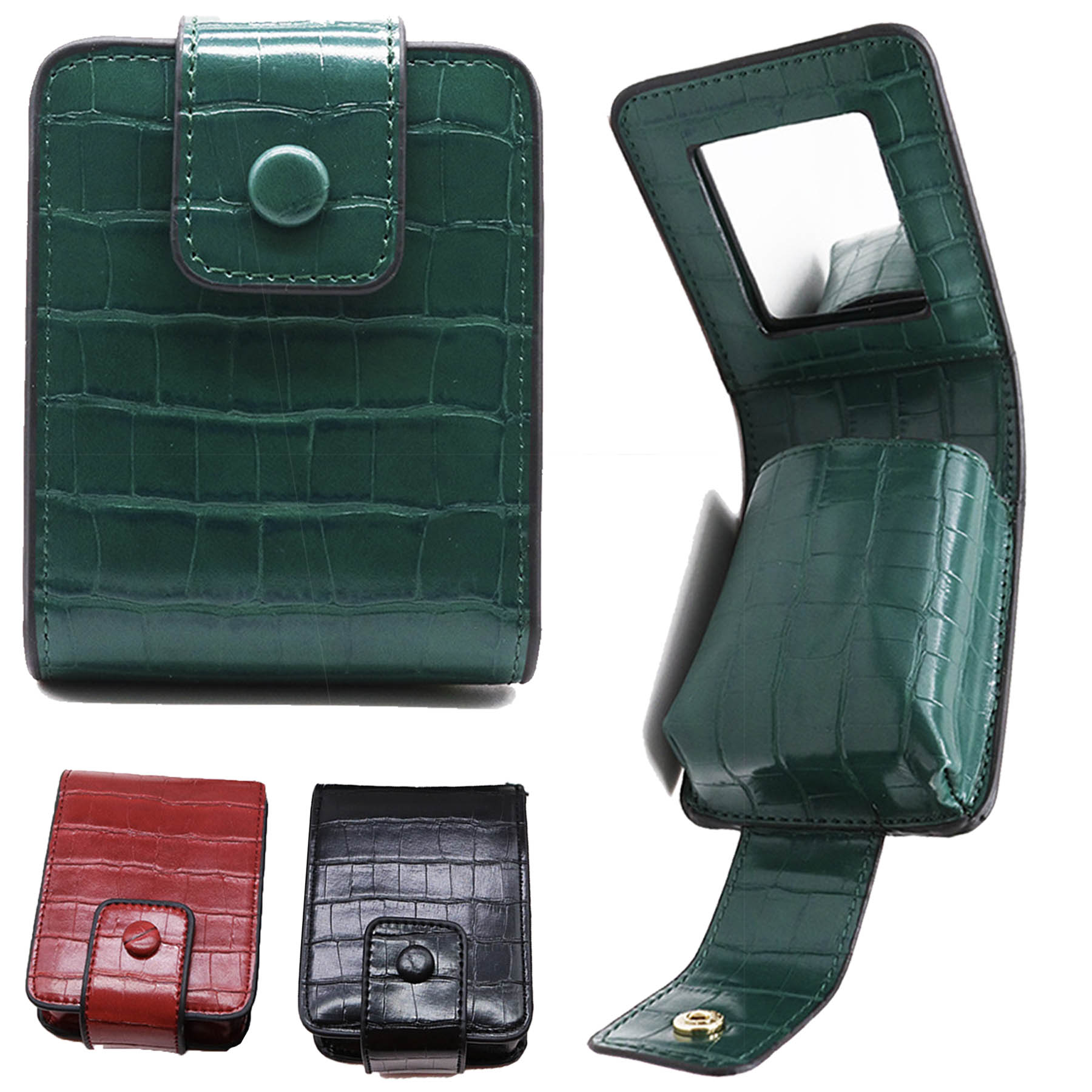 Lipstick Case with Mirror Cute Portable Makeup Bag 1