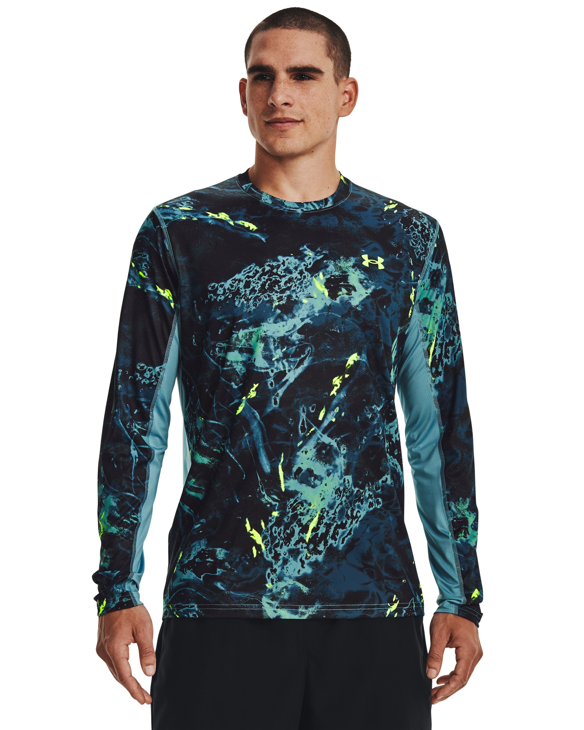 UA Iso-Chill Shorebreak Camo Men's Long Sleeve 6