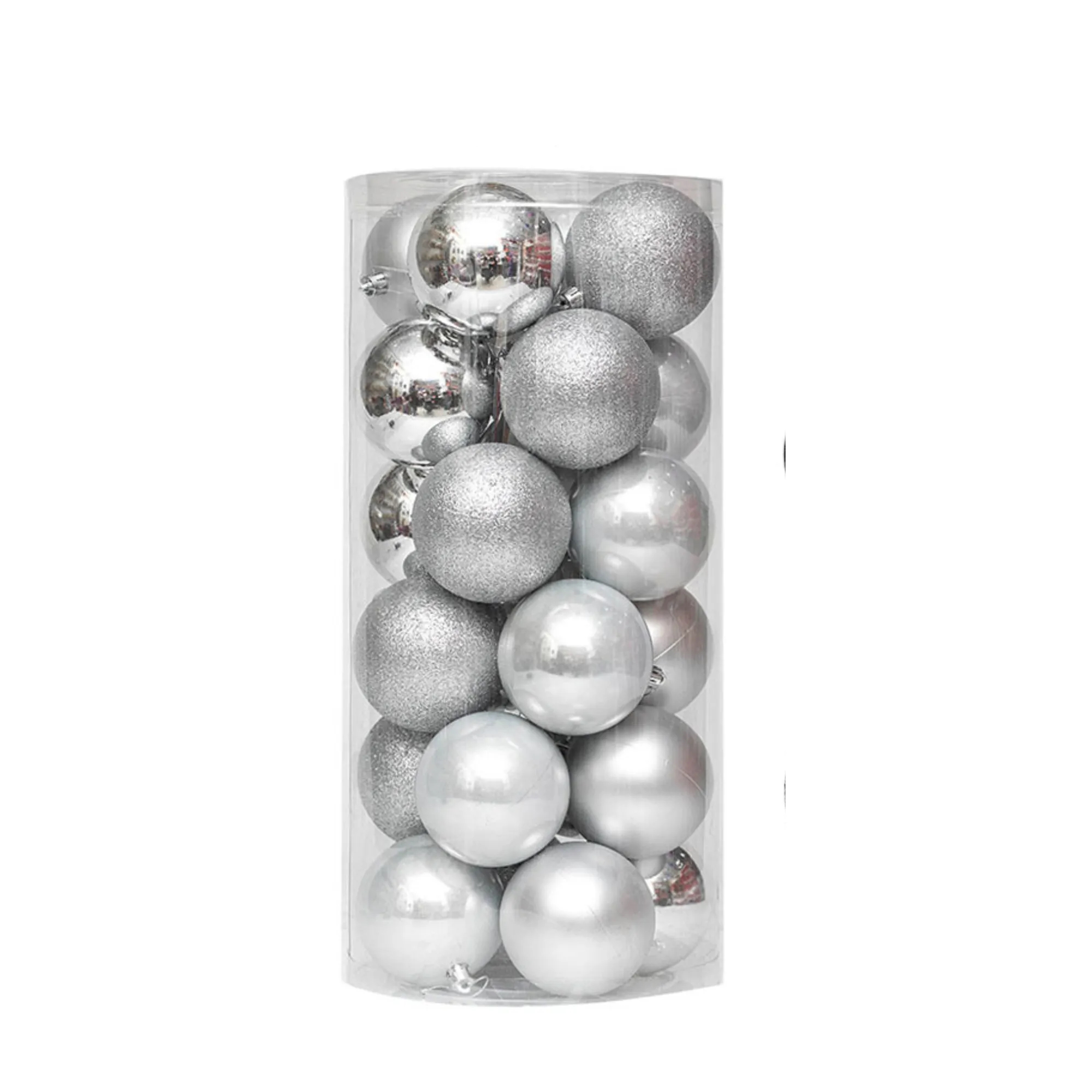 24PCS 1.57" Christmas Ball Ornaments for Decorations 8