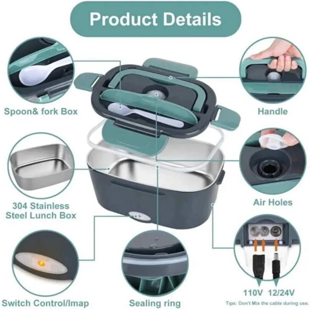 Electric Heated Lunch Boxes Adults 7
