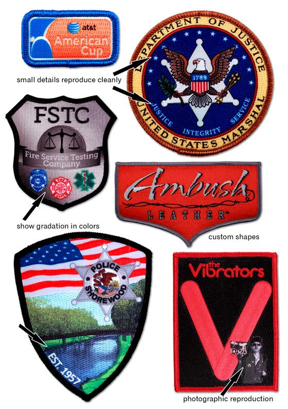 Custom Pin Pointe Embroidered Patch (2") 13