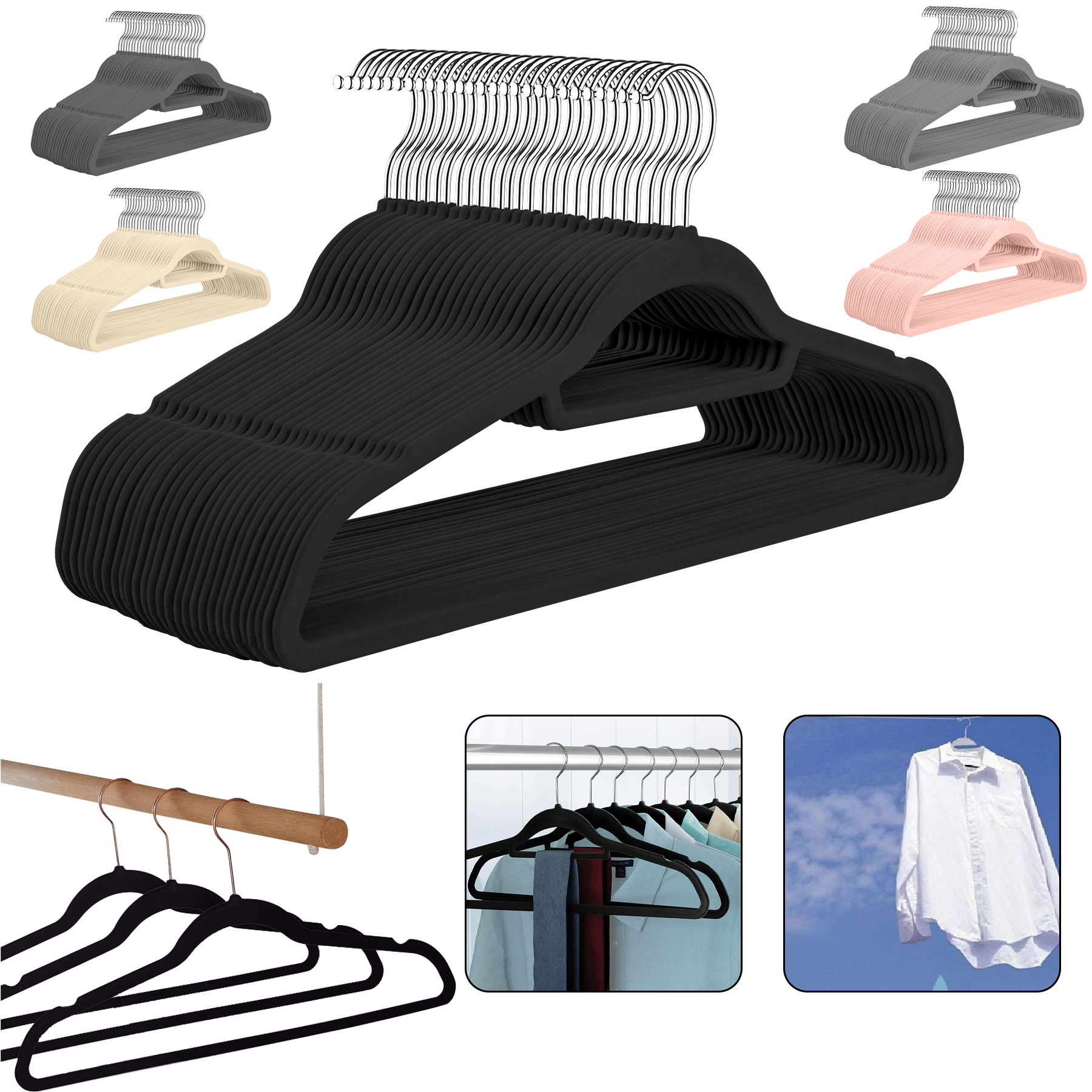 Non-Slip Suit Clothes Hangers 2