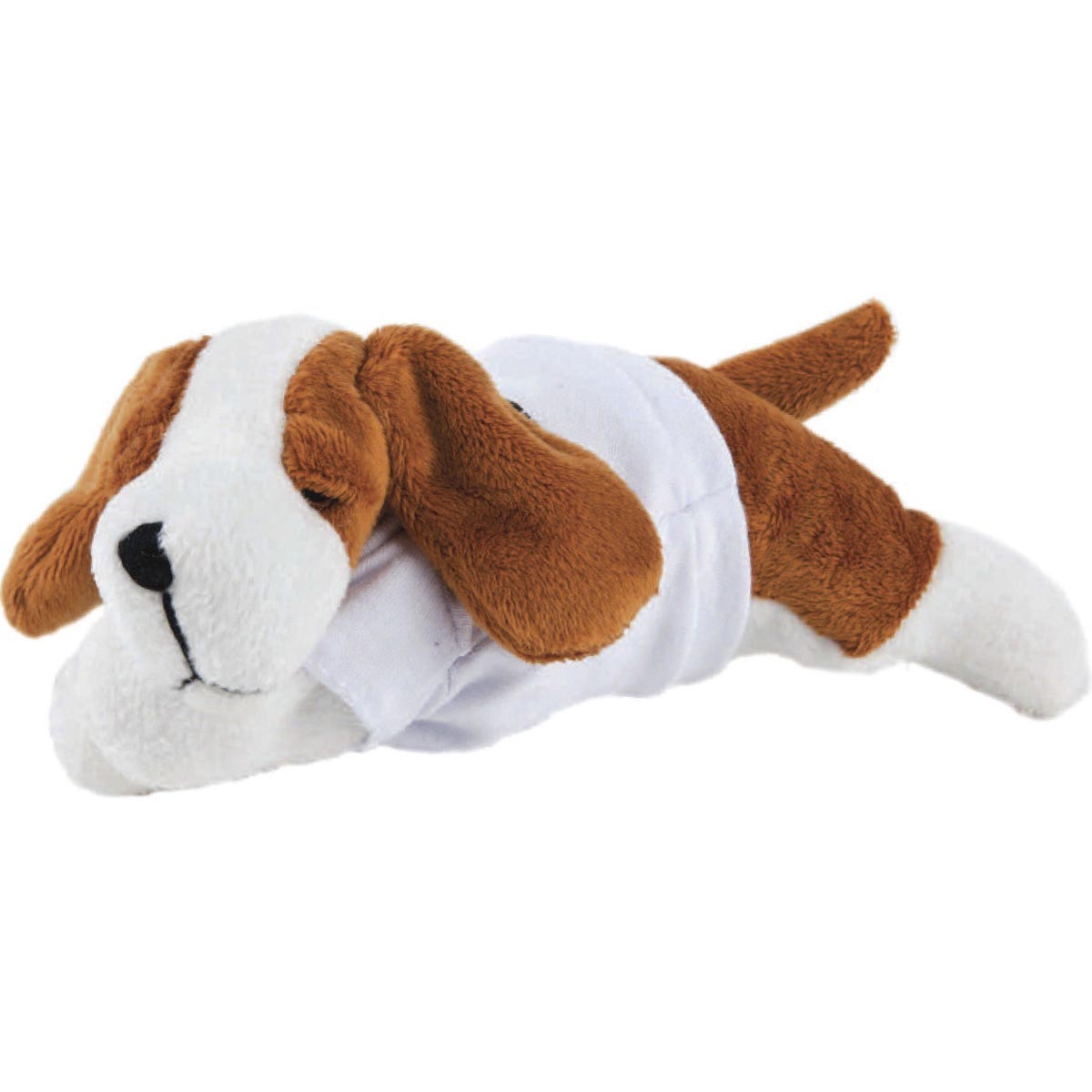 So Soft 8" Laying Beanie Basset Hound 2