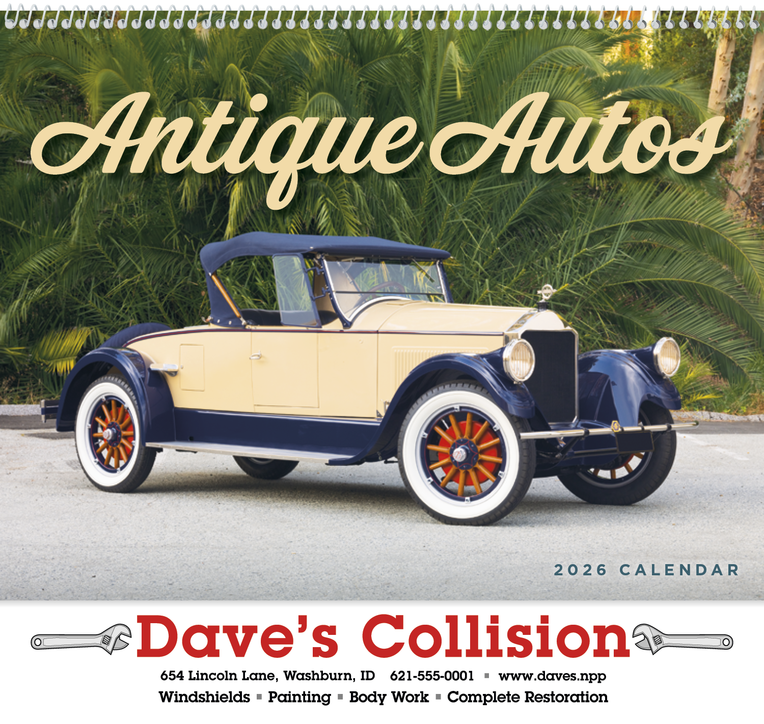 Good Value™ Antique Autos - Spiral Calendar 17