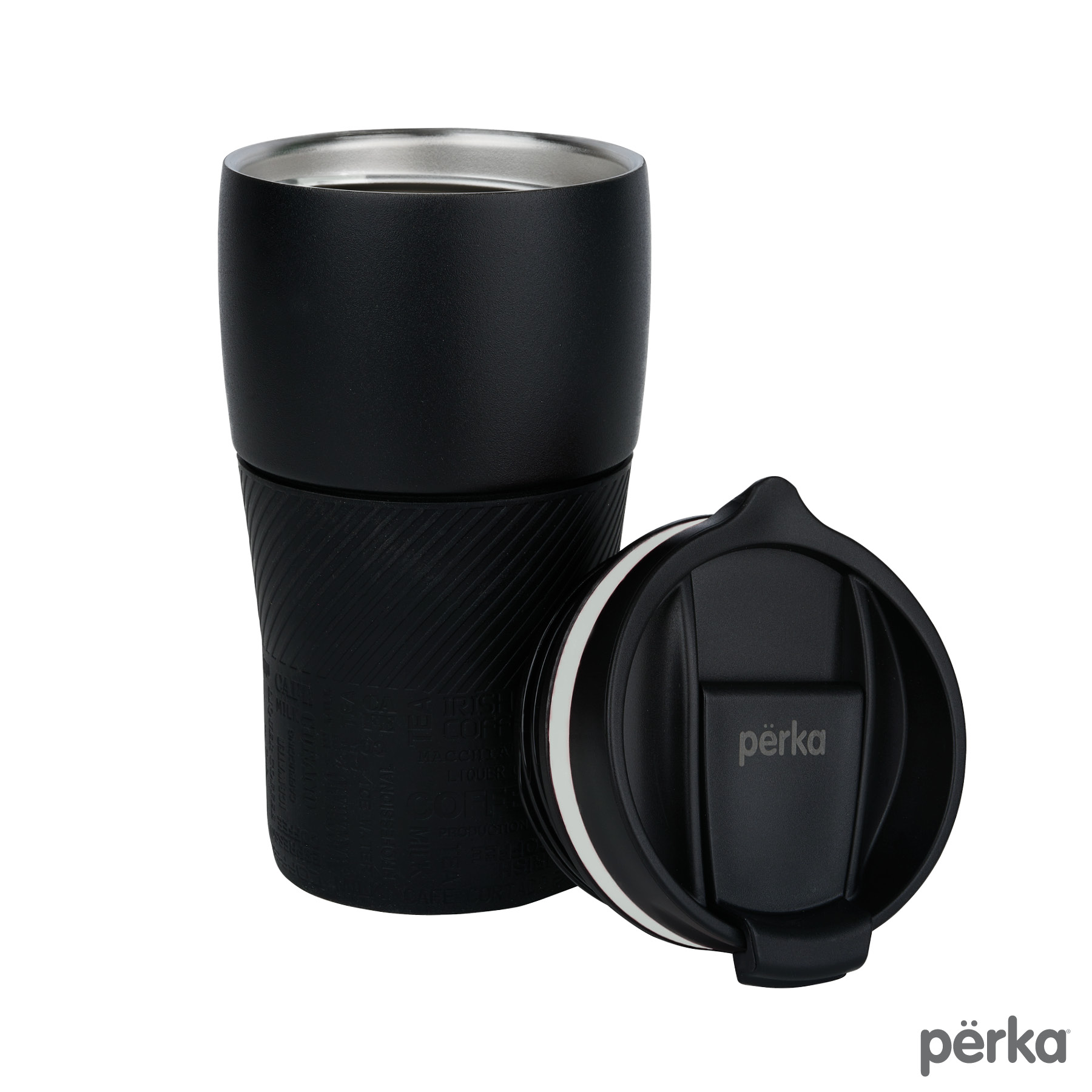 Perka® Cortado 12 oz. Double Wall Recycled Stainless Steel Coffee Tumbler 116