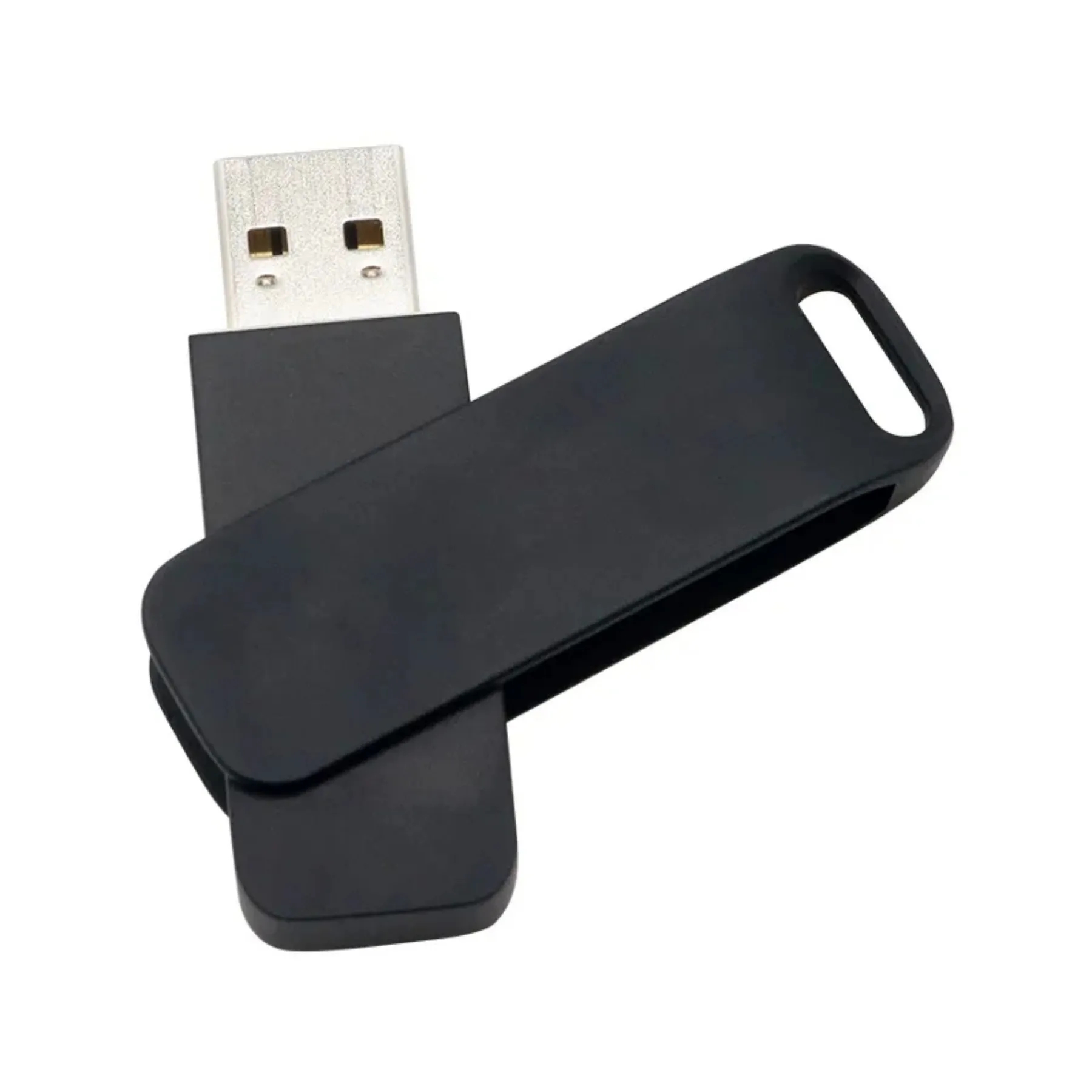 High Speed USB 2.0 Metal Swivel Twister Flash Drive 64GB 4