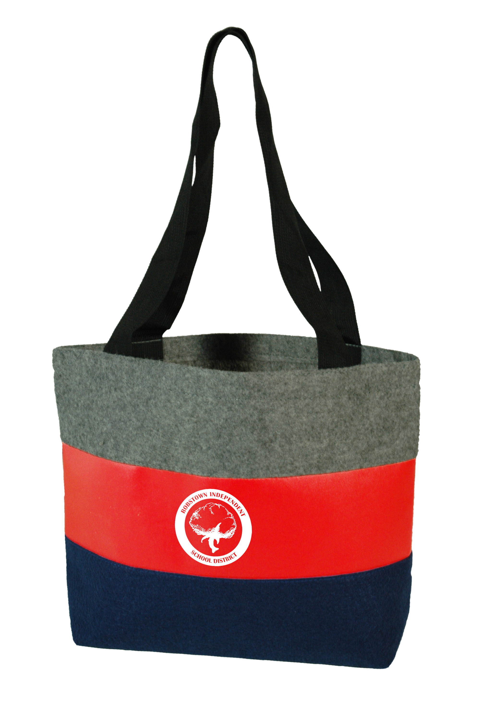 Tri-Stripe Velvet Open Tote 2