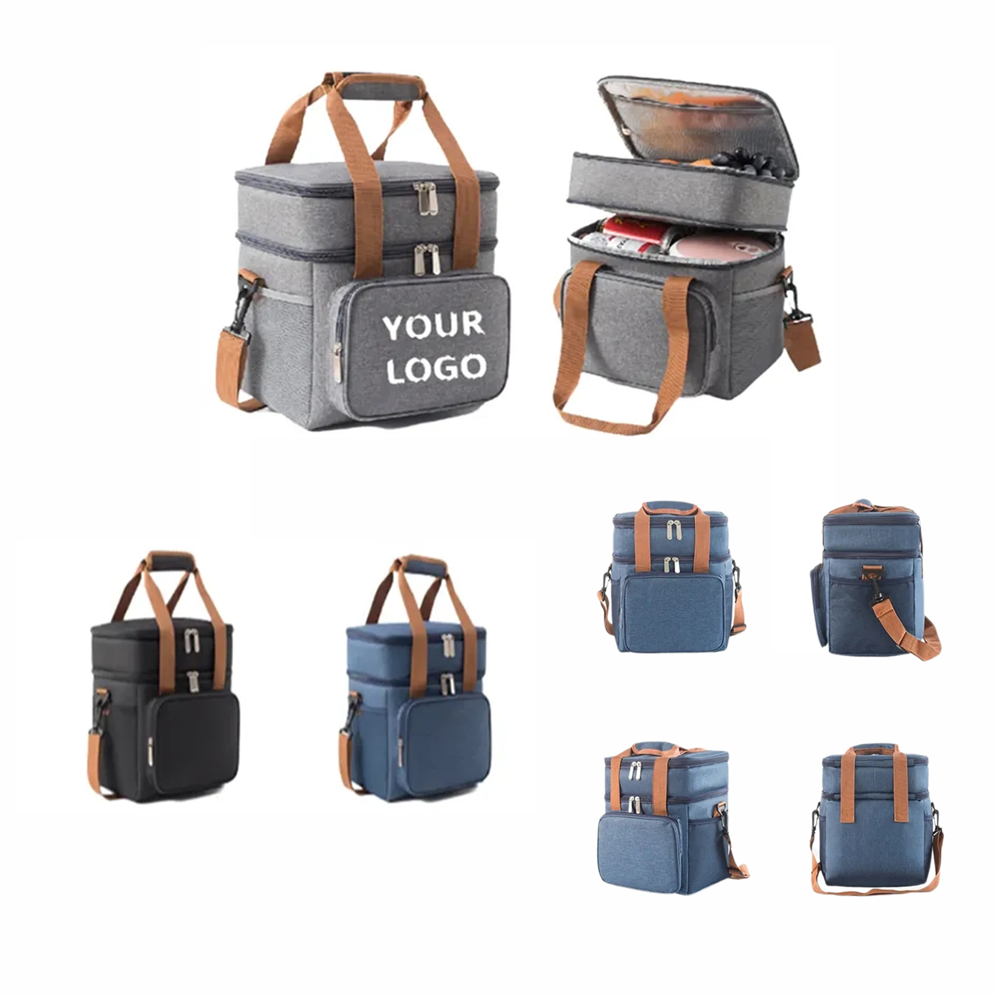 Portable Thick Double-Layer Picnic Camping Insulation Bag 2