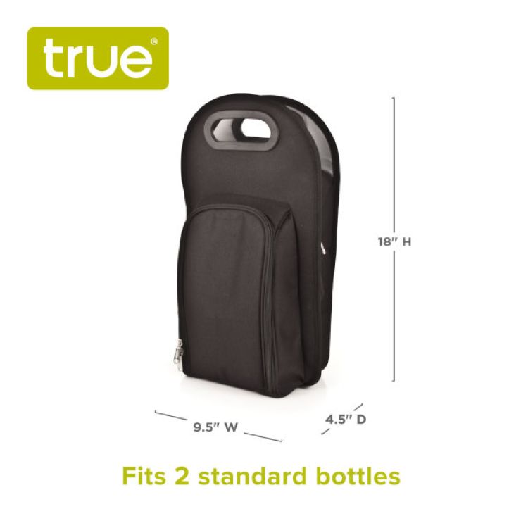 True® Metro™: Onyx 2-Bottle Tote 7