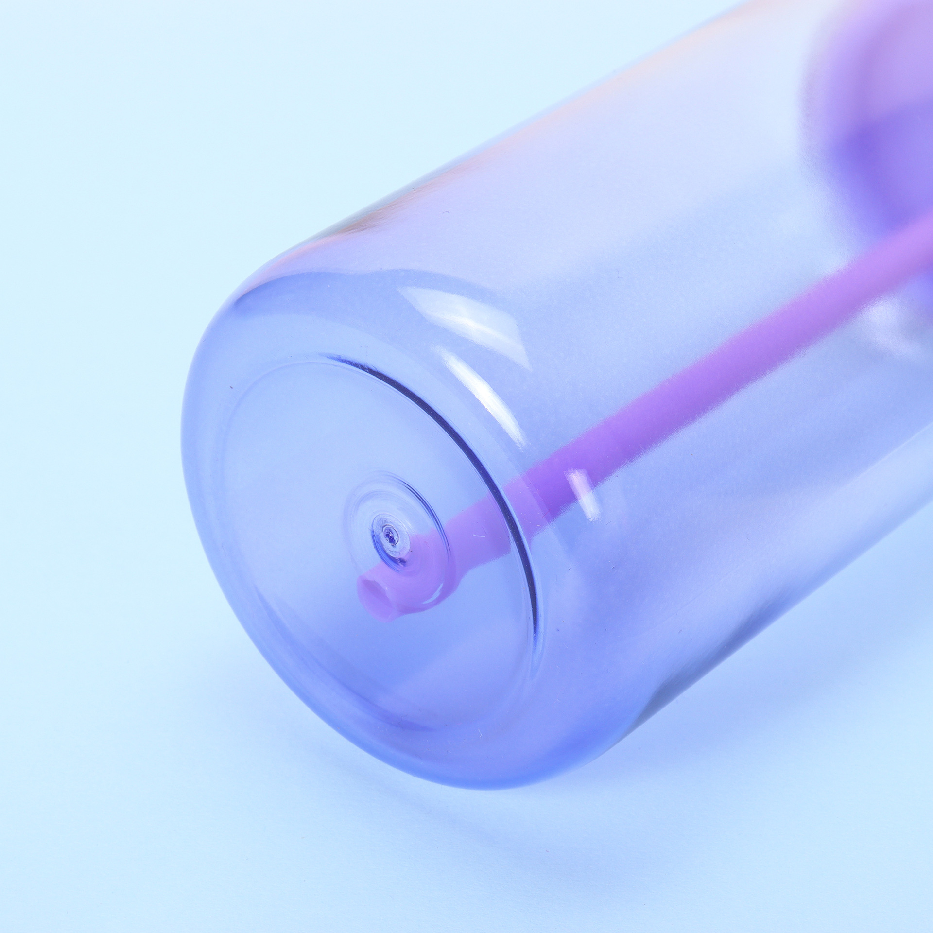16 oz Plastic Tumbler with Straw and Lid 4
