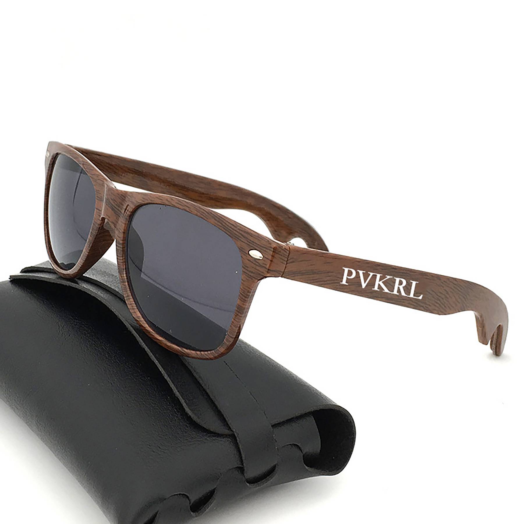 Wood Grain Sunglasses with Bottle Opener 7
