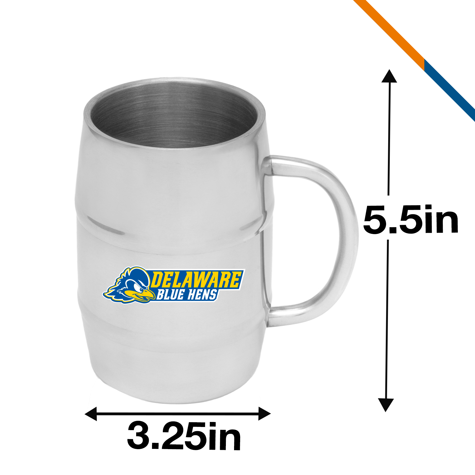 Lilda Stainless Steel Barrel Mug - 17 OZ. 2